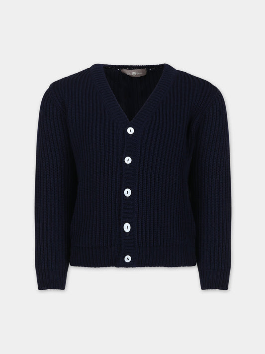 Cardigan blu per bambini,Little Bear,7167 BLU