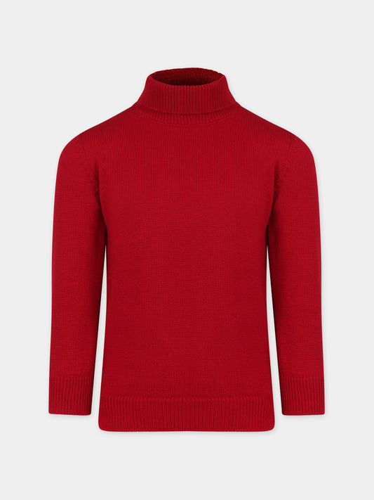 Dolcevita rosso per bambino,Little Bear,7155 ROSSO
