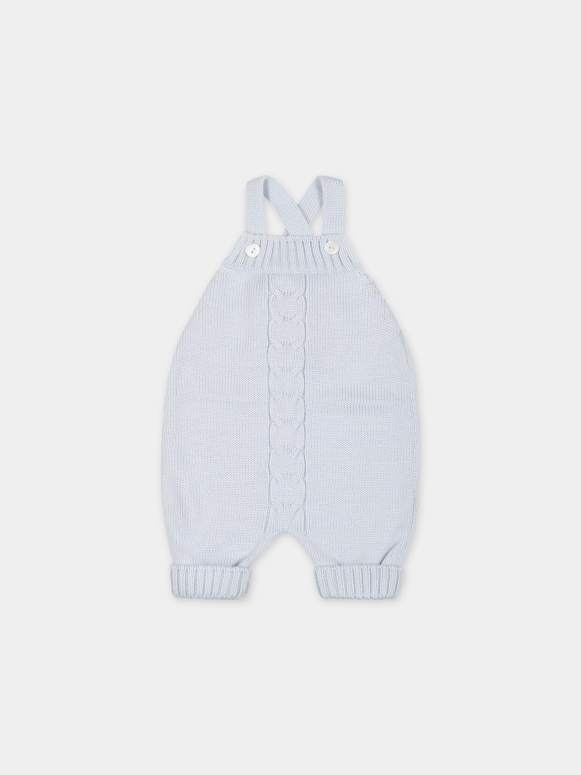 Salopette celeste per neonato,Little Bear,7009 CIELO