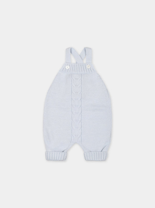 Salopette celeste per neonato,Little Bear,7009 CIELO