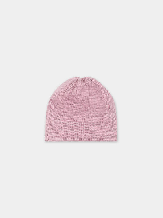 Cappello rosa per neonata,Little Bear,7117 PEONIA