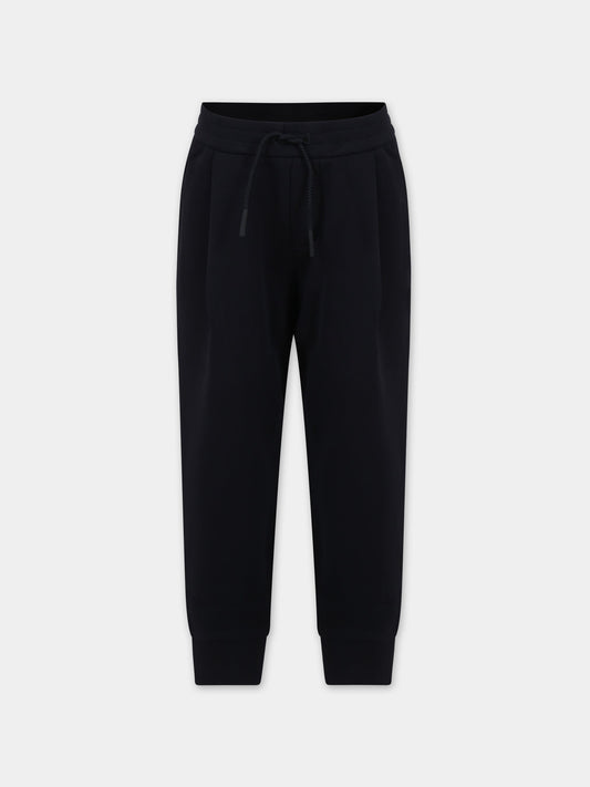 Pantaloni blu per bambino con aquilotto,Armani Junior,6R4PQ5 1JHSZ 0920