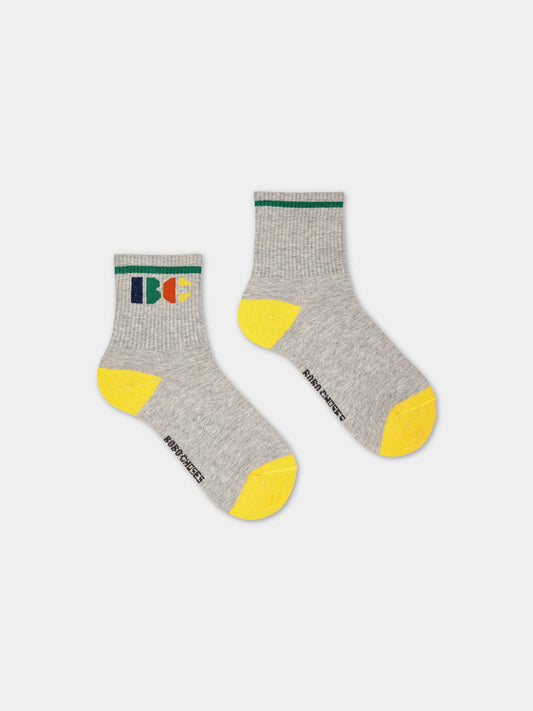 Calze grigie per bambini,Bobo Choses,223AI042