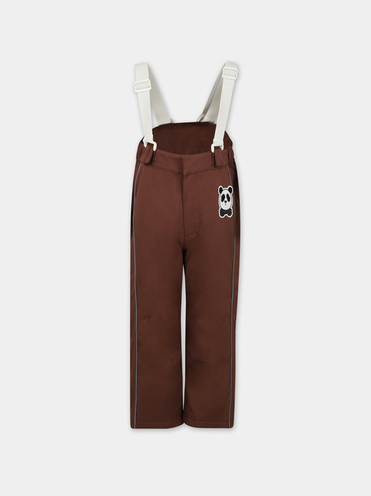 Pantaloni marroni da neve per bambini,Mini Rodini,2371014016