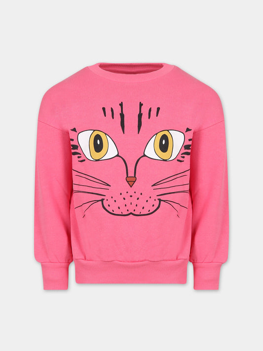 Felpa fucsia per bambina,Mini Rodini,2372017928