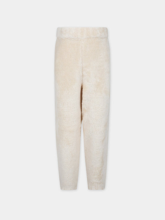 Pantalone casual  beige per bambini,The New Society,W23KKNPA10S3