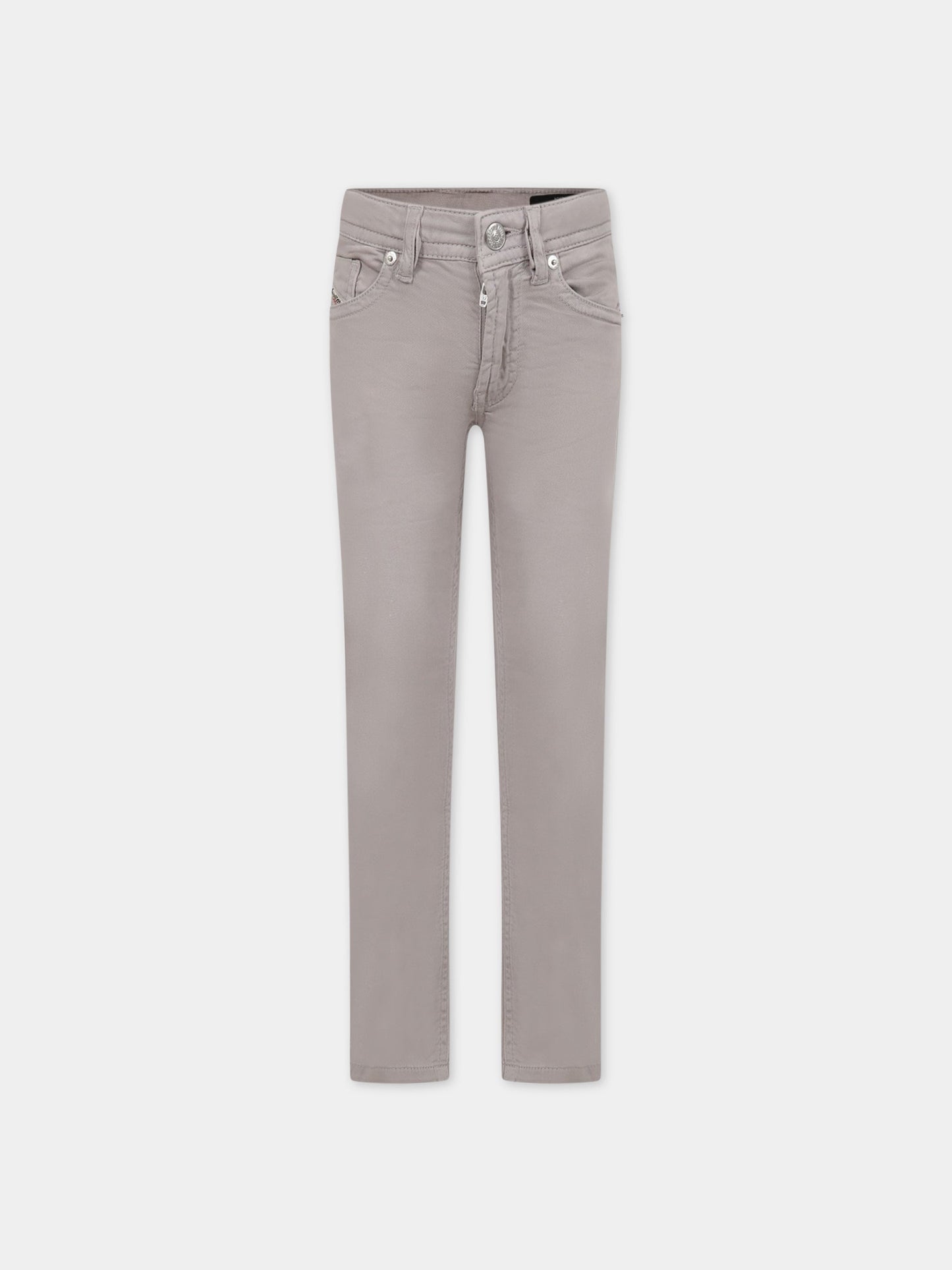 Jeans grigi per bambino con logo,Diesel,00J3RS KXB9Z K991