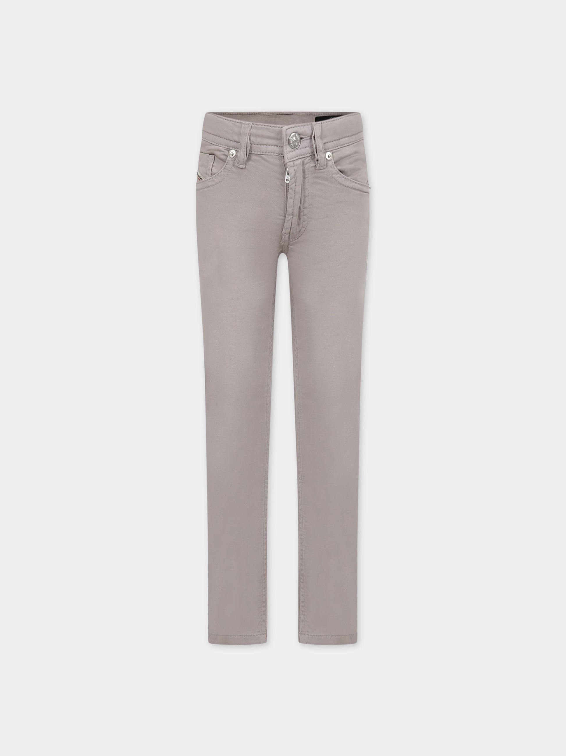 Jeans grigi per bambino con logo,Diesel,00J3RS KXB9Z K991