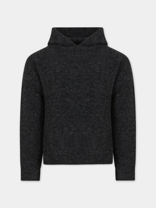 Maglione grigio per bambina,Caffe' D'orzo,ZT9B30 W0136 920