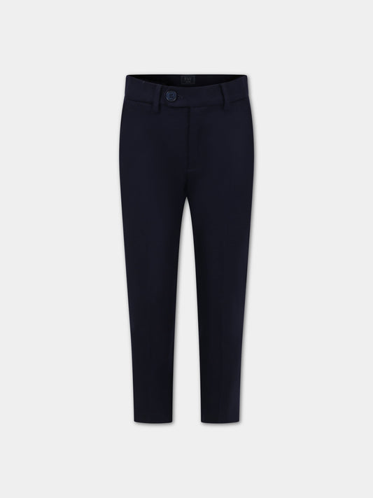 Pantaloni blu per bambino,Fay Kids,FT6P00 I0172 621