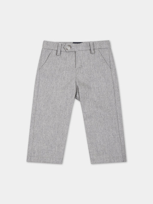 Pantaloni grigi per neonato,Fay Kids,FT6520 I0172 807