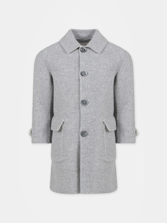 Cappotto grigio per bambino,Eleventy,ET2P20 A0087 800AV