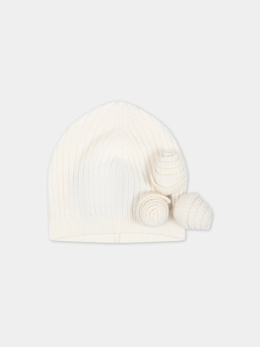 Cappello avorio per bambina,Blumarine Baby,IF3180 10602