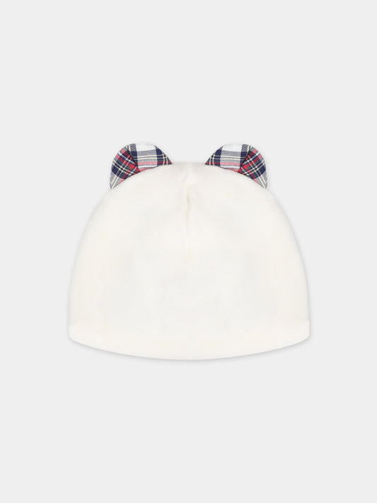 Cappello avorio per neonati,La Stupenderia,TBCP70L02