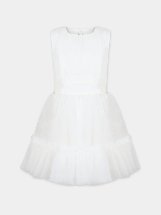 Vestito avorio per bambina,Simonetta,ST1C11 O0046 101