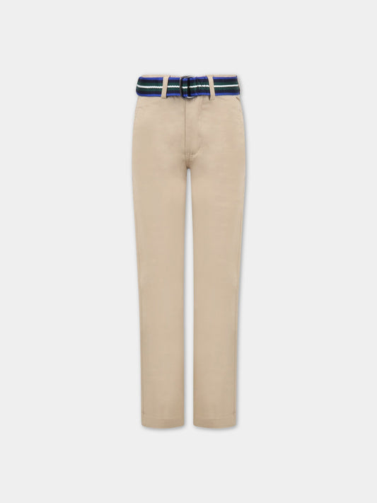 Pantalone elegante beige per bambino,Ralph Lauren Kids,855394002--