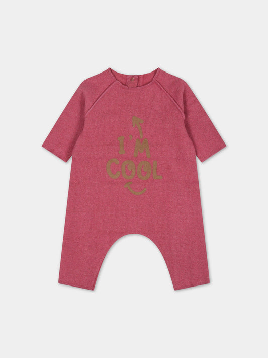 Tutina fucsia per neonata con scritta,Zhoe & Tobiah,K9 BLUSSTBI