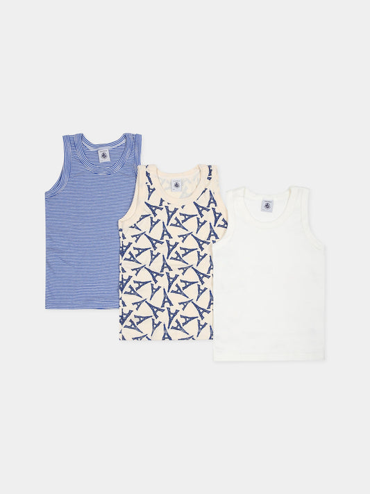 Set multicolor per bambino con stampa,Petit Bateau,A0892 00