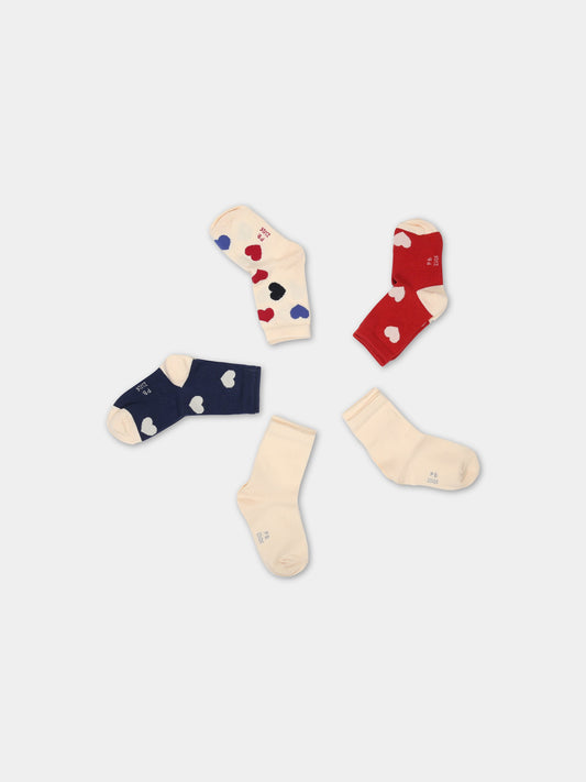 Set multicolor per bambina,Petit Bateau,A08W1 99