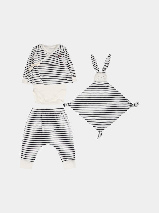 Completo nascita multicolor per neonato,Petit Bateau,A08WI 00