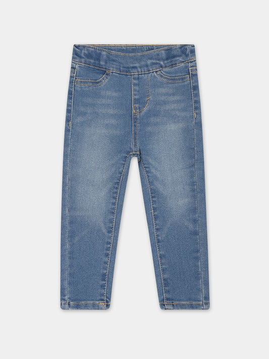 Jeans celeste per neonata,Levi's Kids,23WMLK1E0238 M6Z
