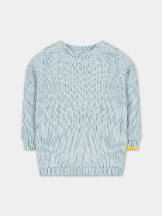 Maglione azzurro per neonato,Gensami,GIR01-B-CUORE