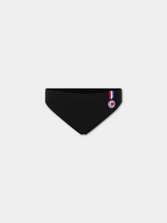 Slip mare nero per bambino con logo,Colmar Originals Kids,3827 4LR 91