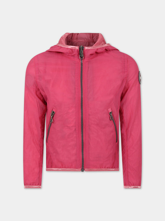 Giubbotto rosa per bambina con logo,Colmar Originals Kids,3907P 8VU 555