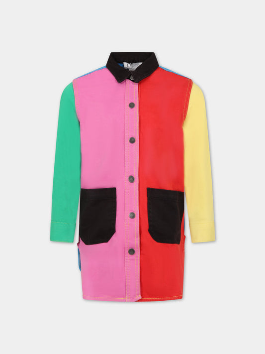 Vestito multicolor per bambina,Stella Mccartney Kids,8R1B30 Z0156 999