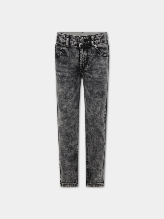 Jeans grigi per bambina con logo,Stella Mccartney Kids,8R6Q50 Z0831 930