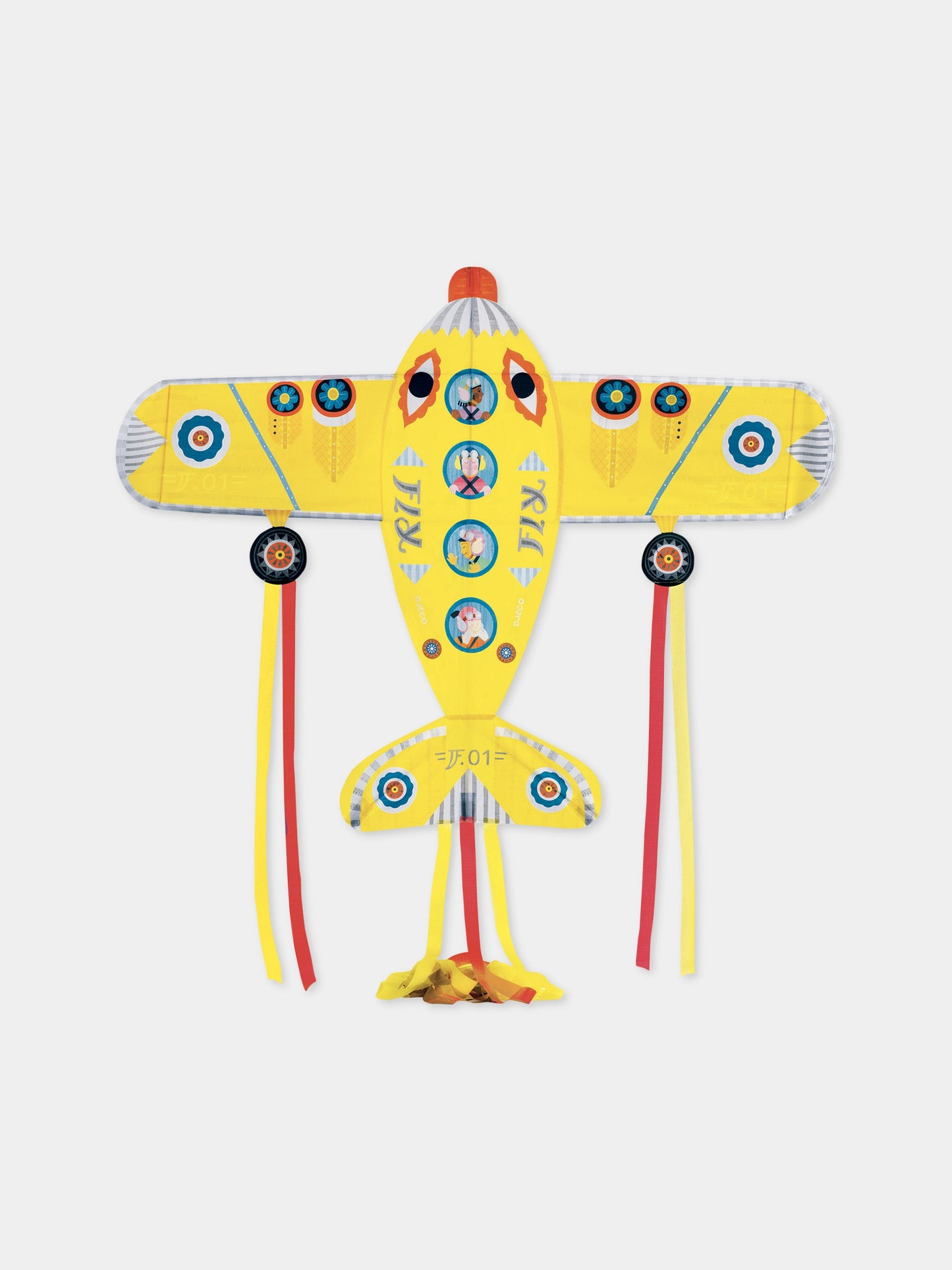 Aquilone giallo per bambini,Djeco,DJ02161