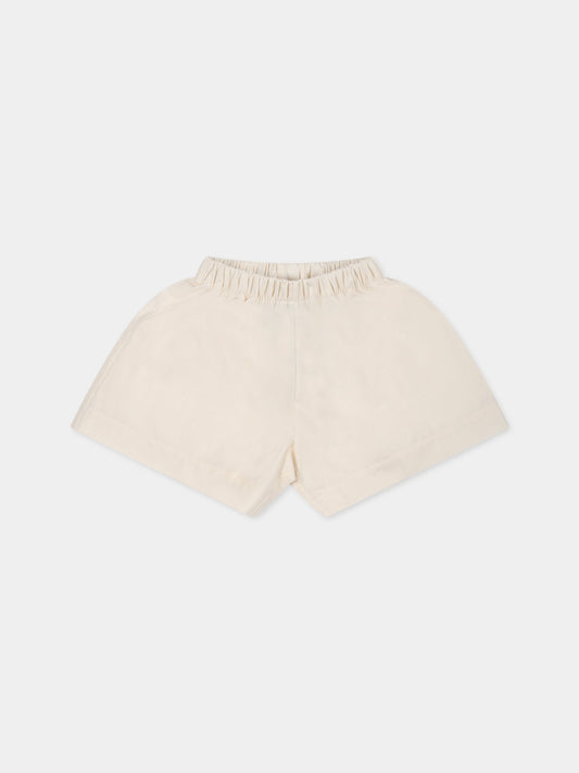 Shorts avorio per neonato,Farway Milano,PAN06NTP