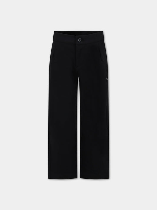Pantalone nero per bambino con logo,Calvin Klein Kids,23FMCKIB0IB01936 BEH