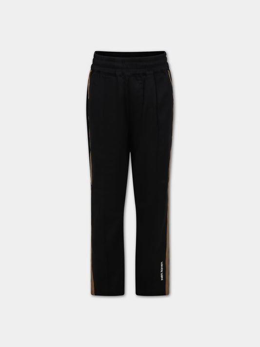 Pantalone casual nero per bambino,Neil Barrett Kids,033617 110
