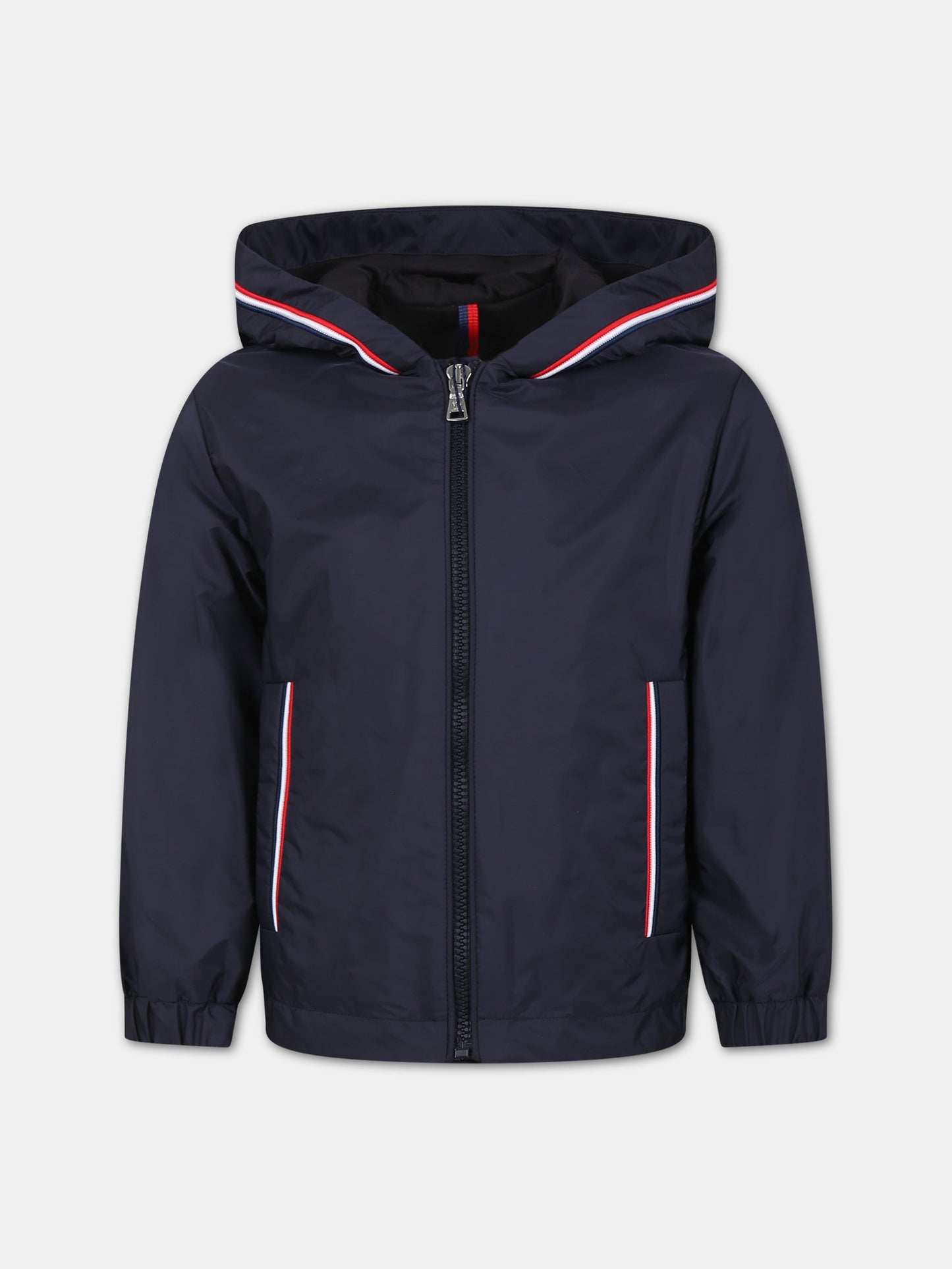 Giubbotto Granduc blu con cappuccio per bambino,Moncler Kids,954 1A00024 5968E 742