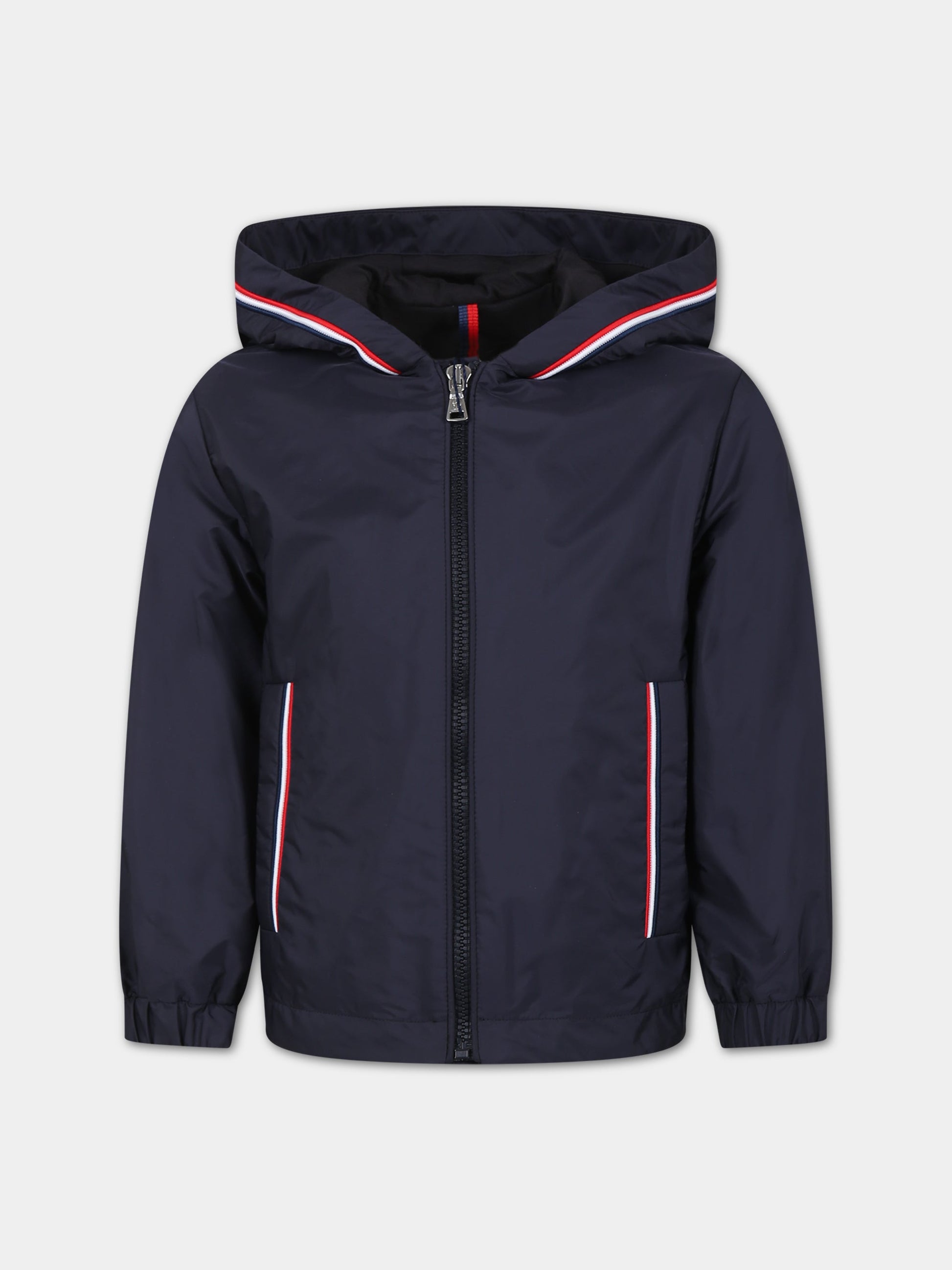 Giubbotto Granduc blu con cappuccio per bambino,Moncler Kids,954 1A00024 5968E 742