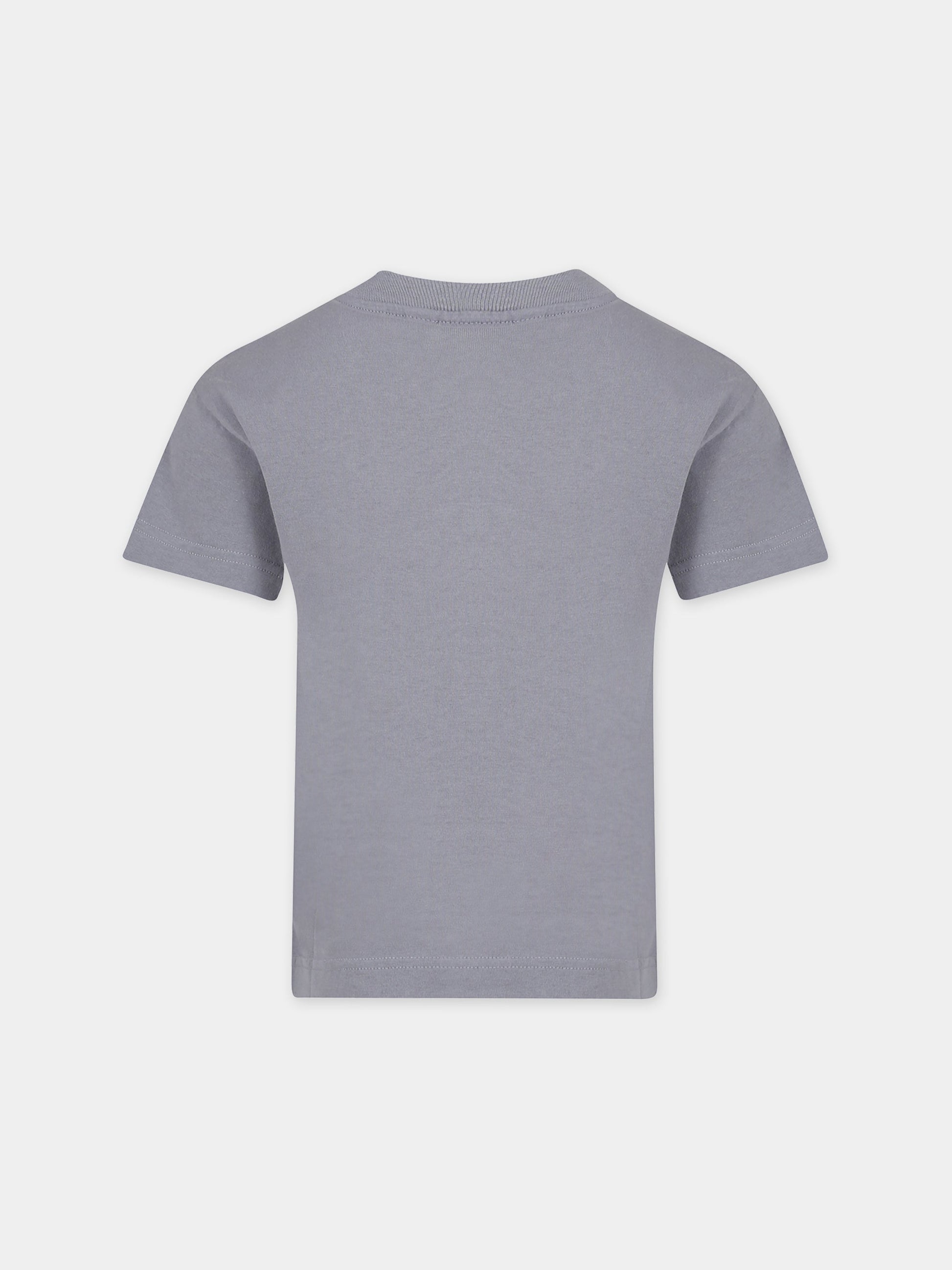T-shirt grigia per bambino con logo,Palm Angels,PBAA003S24JER0030725