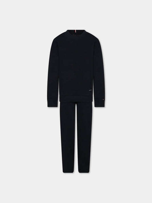 Completo blu per bambino con logo,Tommy Hilfiger Junior,KB0KB08415 DW5