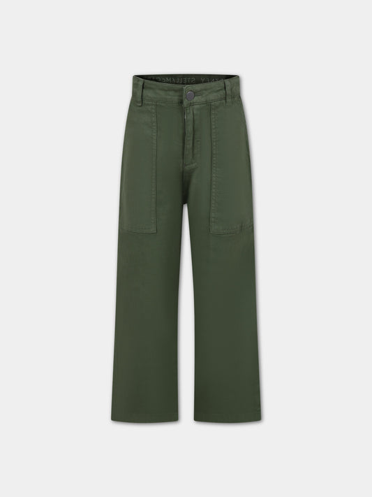 Jeans verde per bambino,Stella Mccartney Kids,TU6S00 Z0156 727