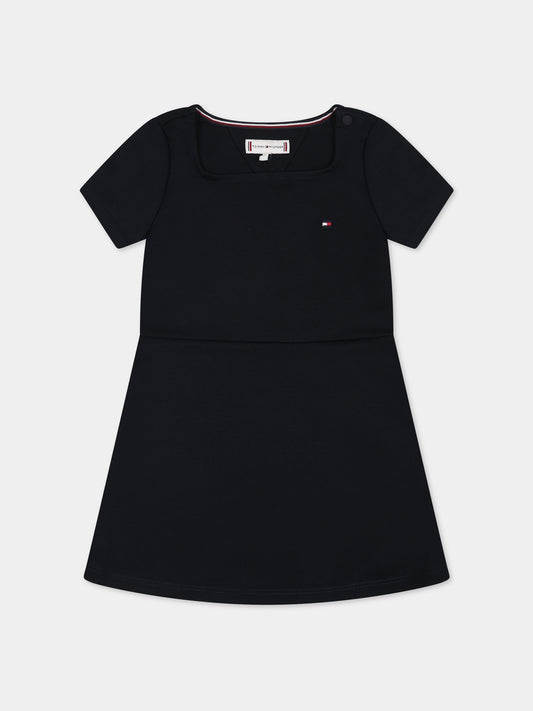 Vestito blu per neonata,Tommy Hilfiger Junior,KG0KG07192