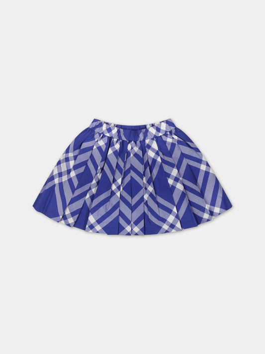 Gonna blu per neonata,Burberry Kids,8078339 B7369