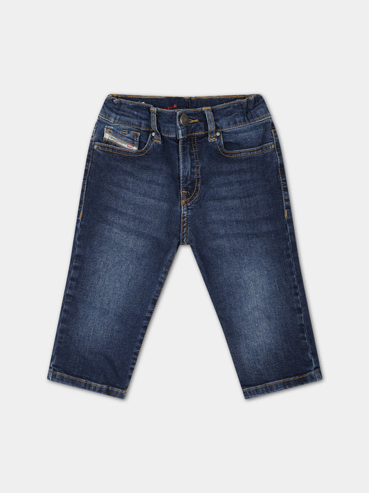 Jeans blu per neonati con logo,Diesel,K00237 KXBD1 K01