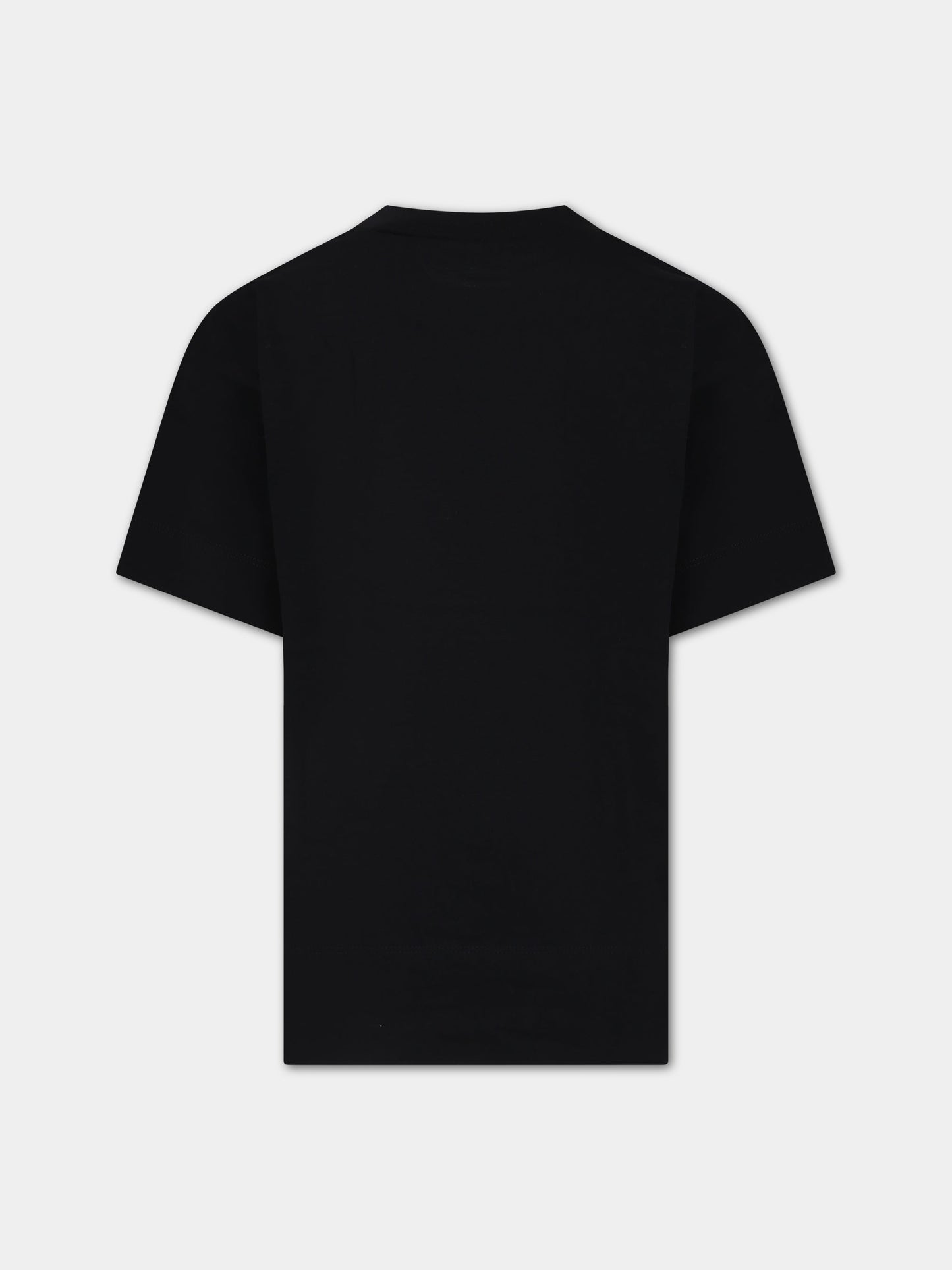 T-shirt nera per bambina,N°21 Kids,N21617 N0153 0N900