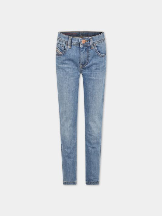 Jeans blu per bambino con logo,Diesel,J00813 KXBG7 K01