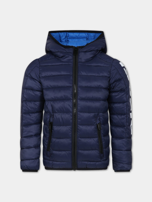 Piumino blu per bambini,Diesel,J01086 KXBDY K8AT