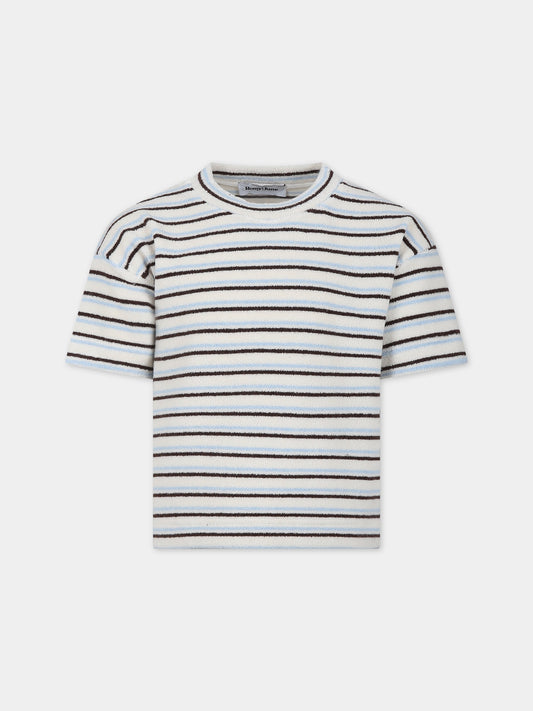 T-shirt avorio per bambini,Romy June,0003 01 3001 900 F23