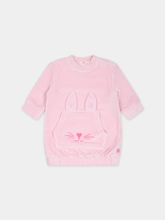 Vestito rosa per neonata,Billieblush,U02344 46B