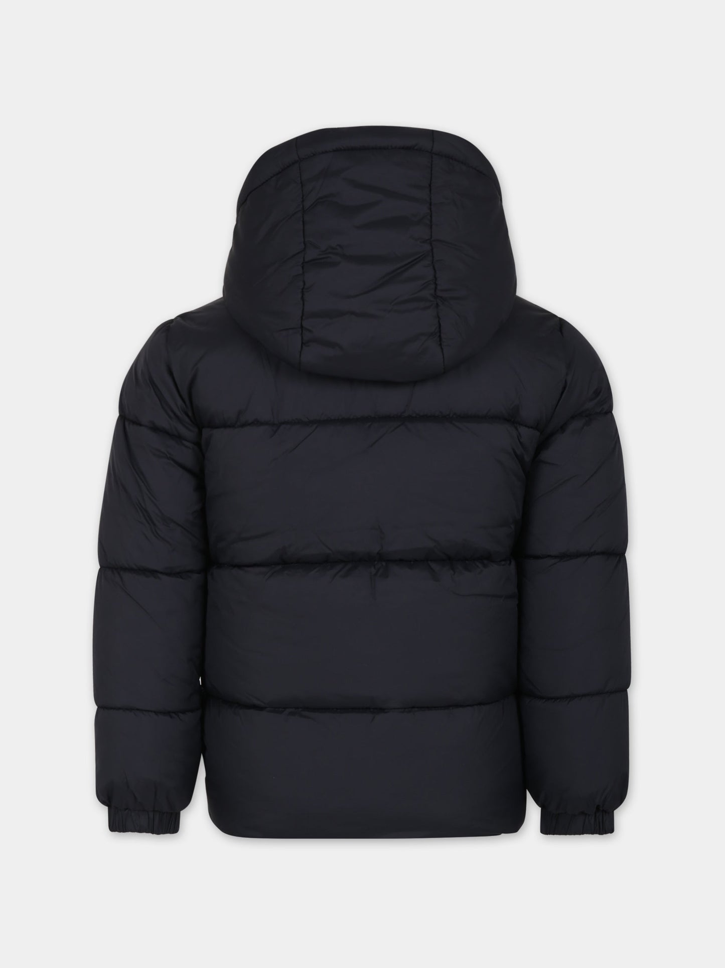 Piumino nero per bambino con albero,Timberland,T26593 09B