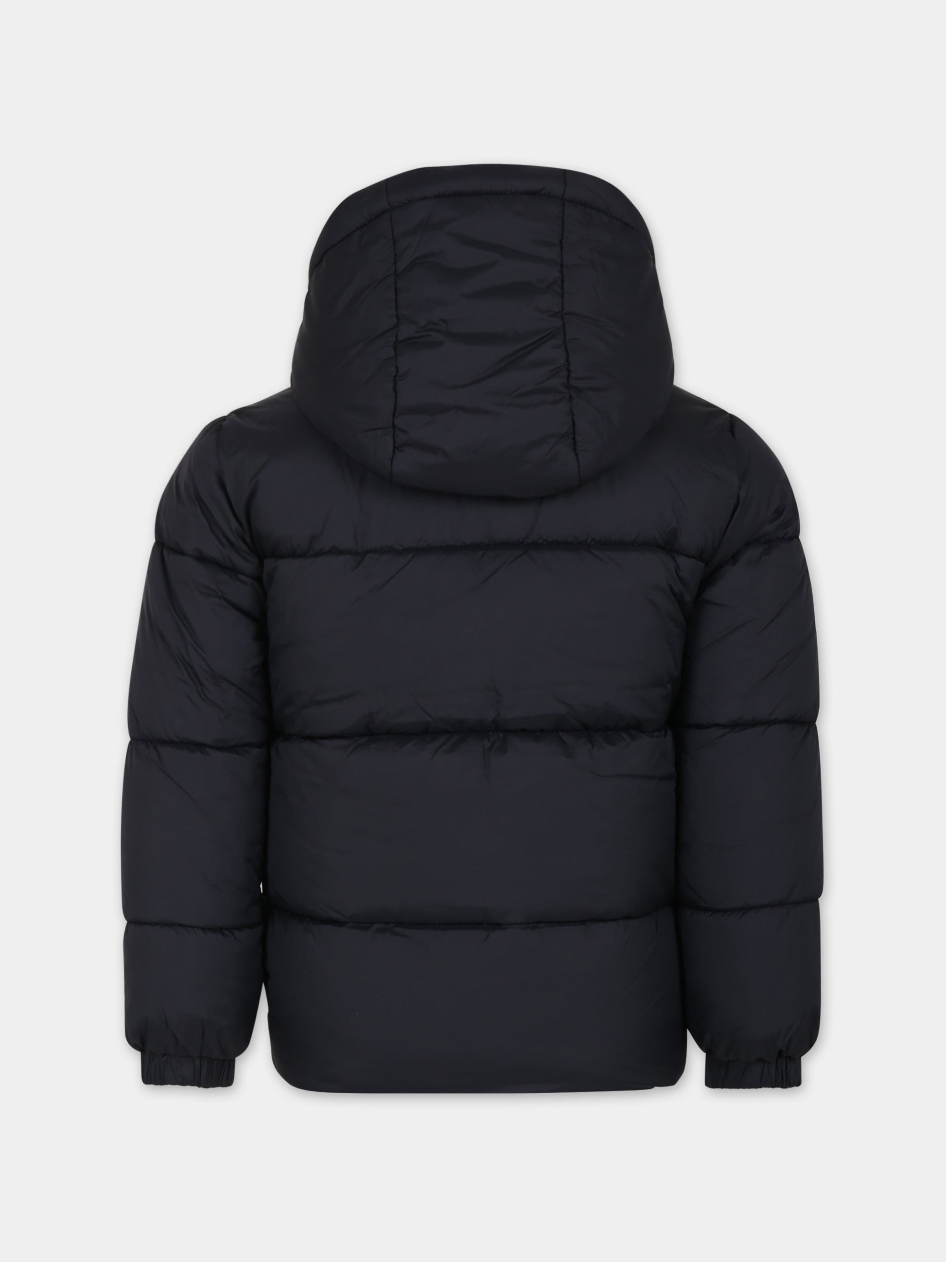 Piumino nero per bambino con albero,Timberland,T26593 09B