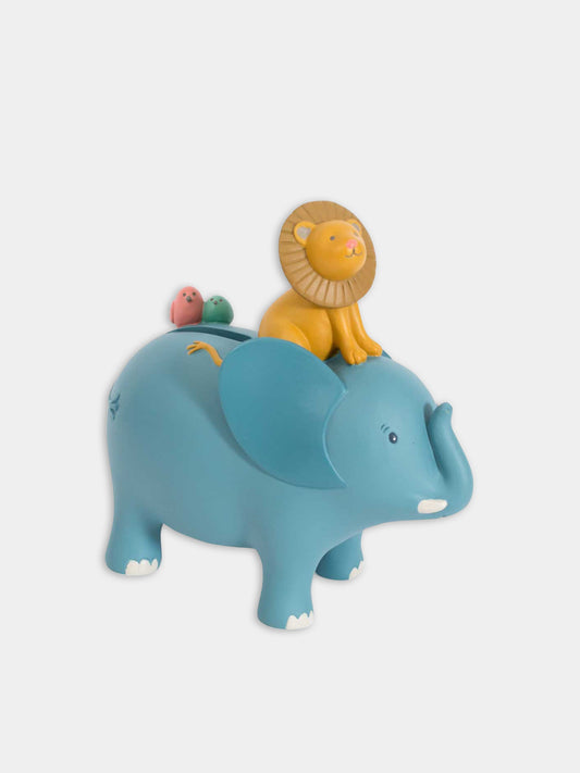 Salvadanaio azzurro per bambini,Moulin Roty,669170